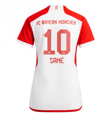 Bayern Munich Leroy Sane #10 Replika Hjemmebanetrøje Dame 2023-24 Kortærmet